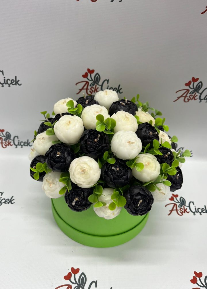 Şakayık Çiçeği Kokulu Mum